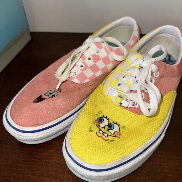 Vans x Spongebob Squarepants Era Best Friends Size 7.5‎ Men's /9 Women's